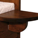 Závesná polica zaoblená