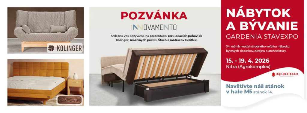 Príďte si ju pozrieť a poradiť sa s nami priamo na výstave.